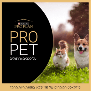 PROPET - על כלבים וחתולים