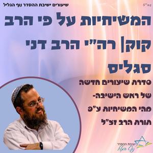 המשיחיות על פי הרב קוק | רה"י הרב דני סגליס - ישיבת ההסדר נוף הגליל פודקאסט לוגו